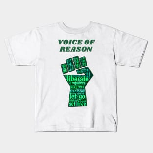 VOICE OF REASON Kids T-Shirt